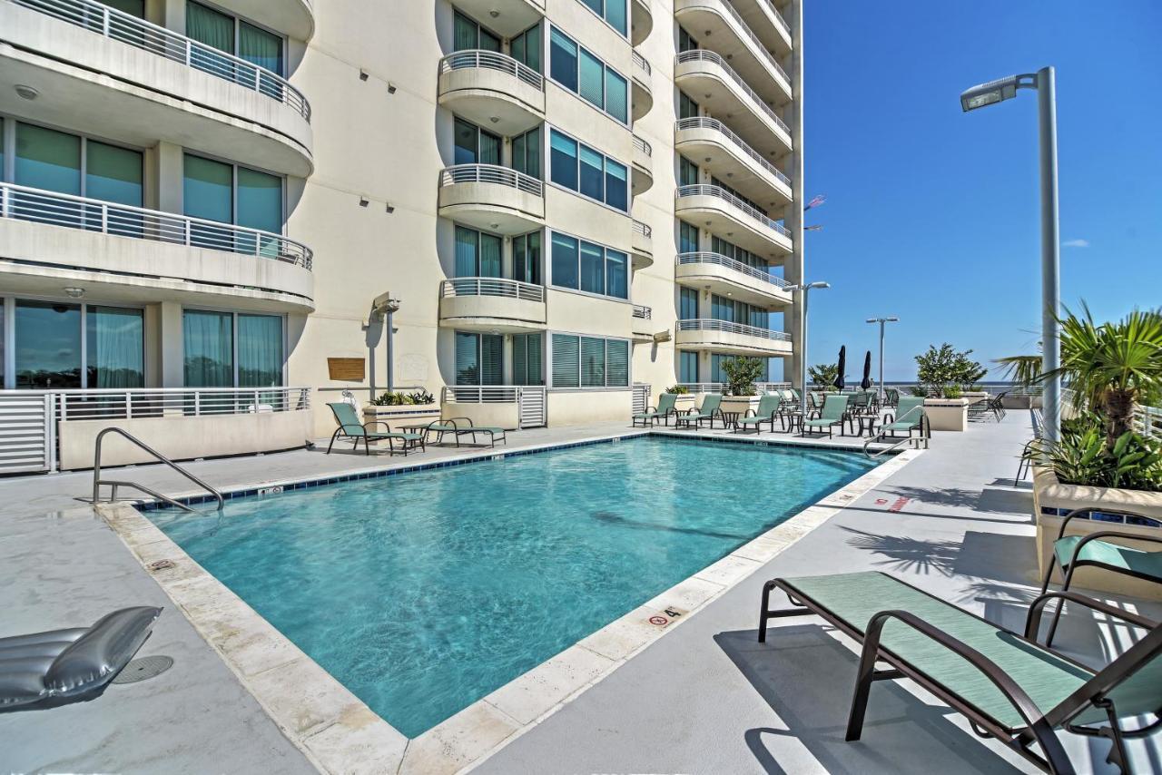 Beachside Biloxi Club Condo Balcony With Ocean View 외부 사진